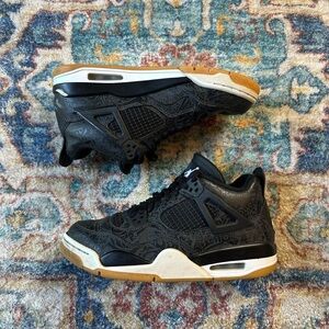 Jordan 4 Laser Gum Sneakers Size 7